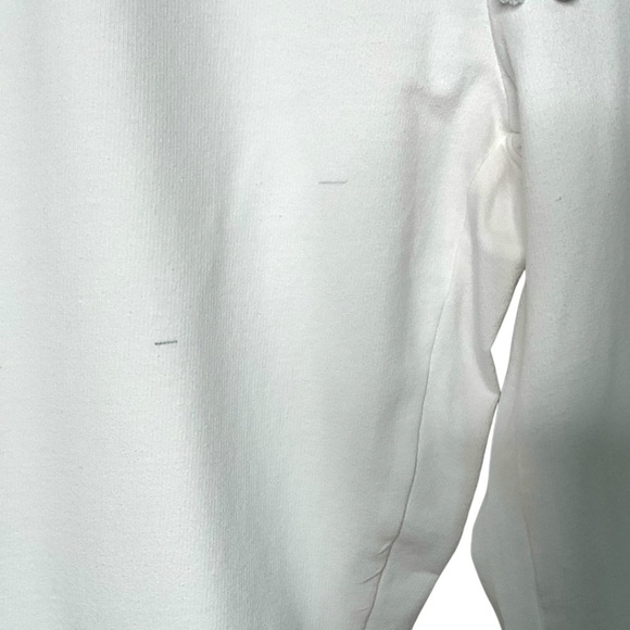 ONQUE Stretch Cotton Knit Straight Leg Pants Crochet Trim Pull On Style US Sz 2X - Picture 9 of 11